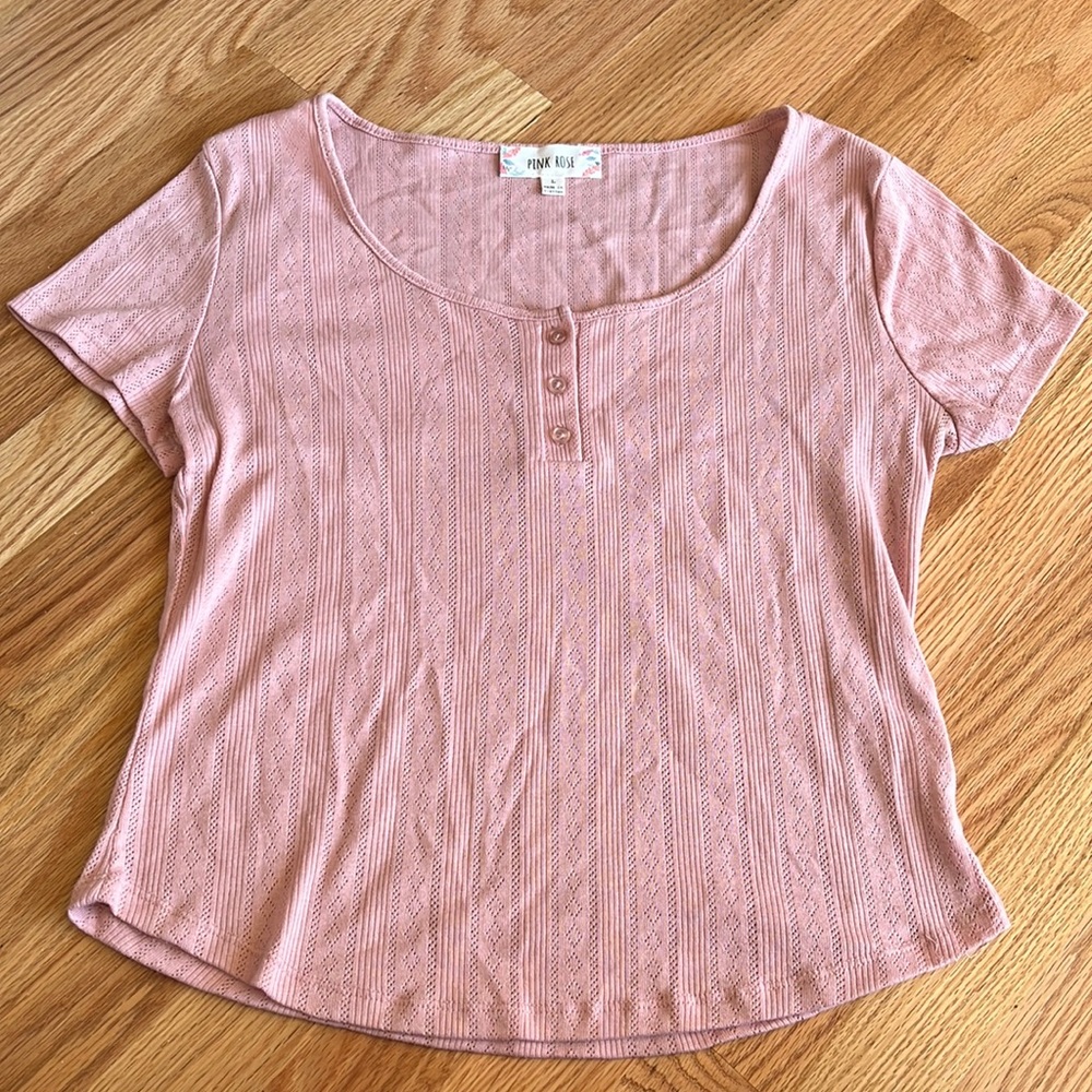 Soft pink t-shirt